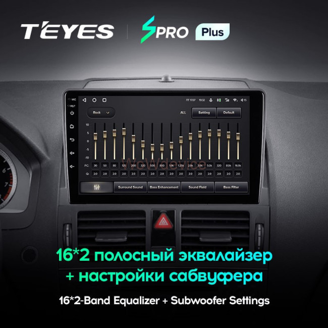 Штатная магнитола Teyes SPRO Plus 6/128 Mercedes Benz C-Class 3 W204 S204 (2006-2011)