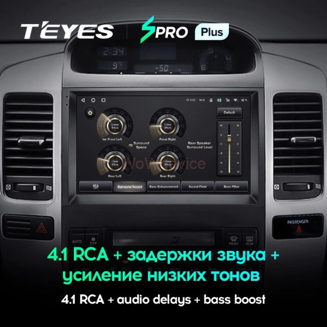 Штатная магнитола Teyes SPRO Plus 3/32 Toyota Land Cruiser Prado 120 (2002-2009)