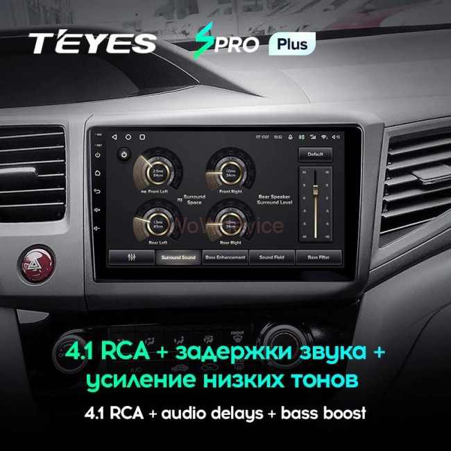 Штатная магнитола Teyes SPRO Plus 6/128 Honda Civic 9 FB FK FD (2011-2015) Штатная магнитола Teyes SPRO Plus 6/128 Honda Civic 9 FB FK FD (2011-2015)