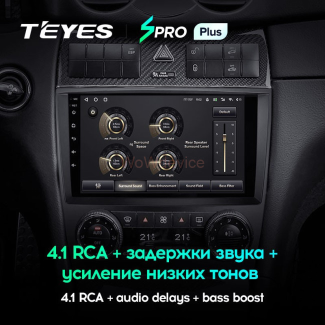 Штатная магнитола Teyes SPRO Plus 6/128 Mercedes Benz C-Class W203 CL203 C209 A209 (2004-2011)