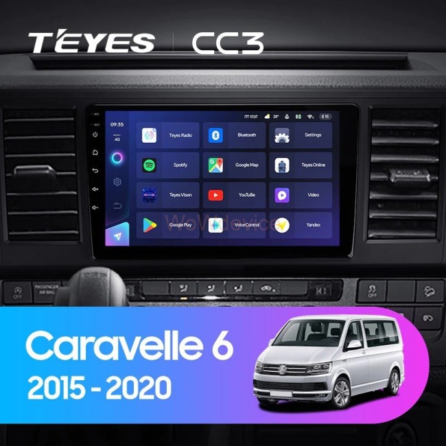 Штатная магнитола Teyes CC3L 4/32 Volkswagen Caravelle T6 (2015-2020)