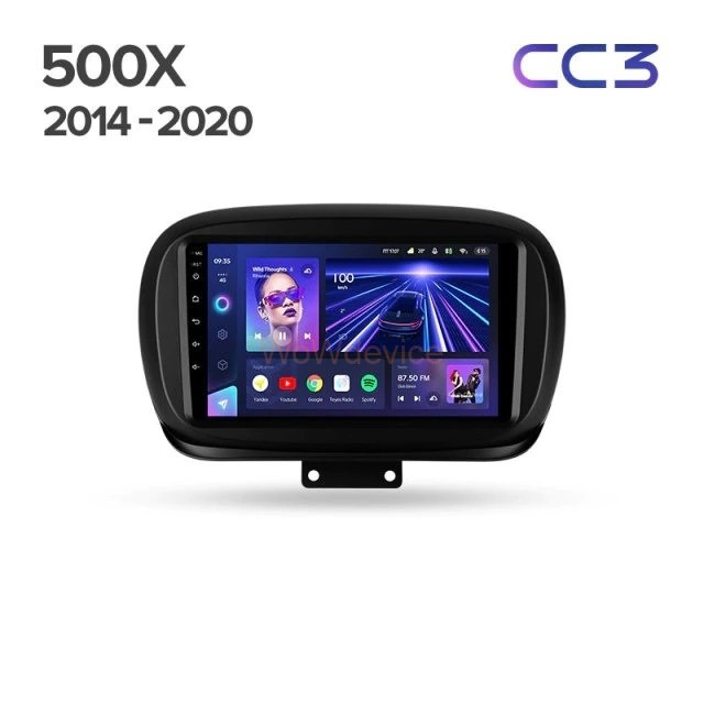 Штатная магнитола Teyes CC3 4/64 Fiat 500X (2014-2020)