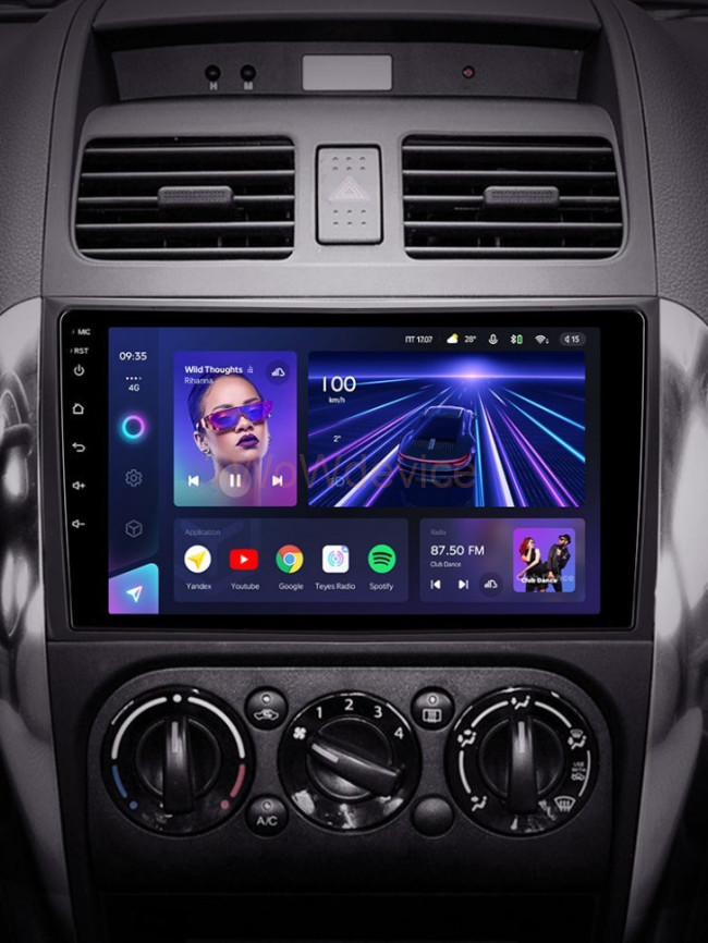 Штатная магнитола Teyes CC3 360 6/128 Suzuki SX4 1 (2006-2014)