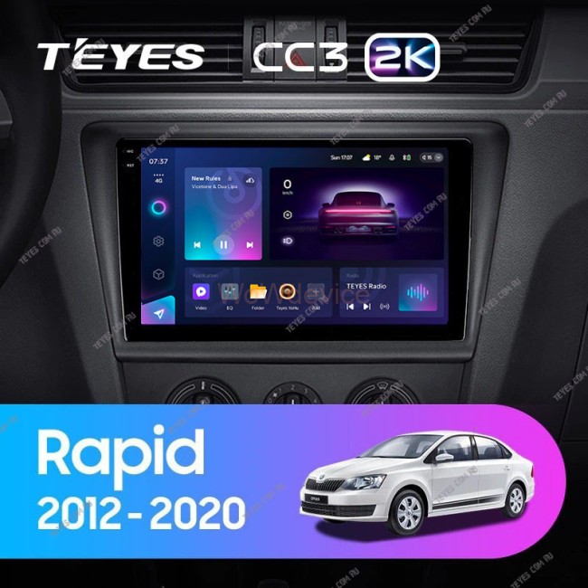 Штатная магнитола Teyes CC3 2K 360 6/128 Skoda Rapid NH3 NH1 (2012-2020) Штатная магнитола Teyes CC3 2K 360 6/128 Skoda Rapid NH3 NH1 (2012-2020)