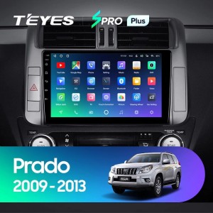 Штатная магнитола Teyes SPRO Plus 3/32 Toyota Land Cruiser Prado 150 (2009-2013) Тип-A