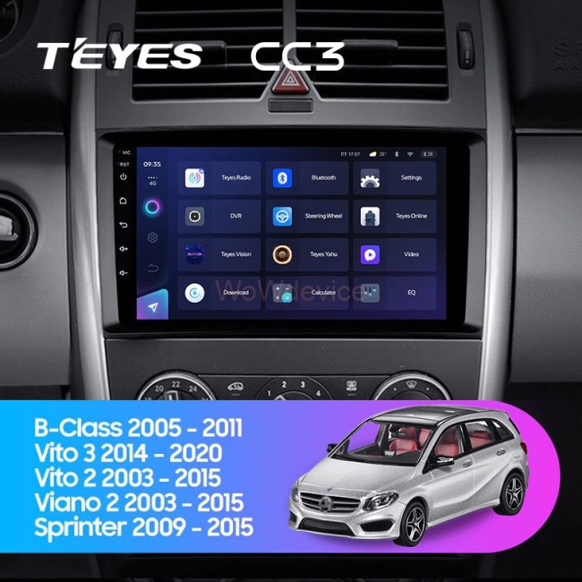 Штатная магнитола Teyes CC3L 4/32 Volkswagen Crafter (2006-2016)