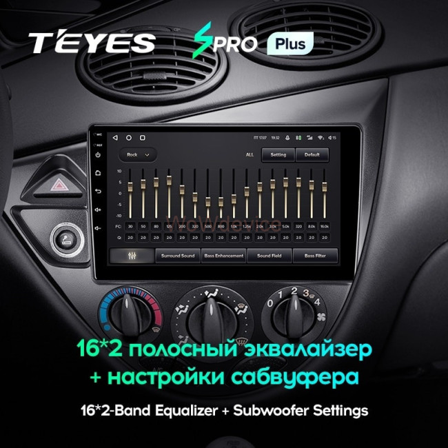 Штатная магнитола Teyes SPRO Plus 4/32 Ford Focus 1 (1998-2005) Левый руль Штатная магнитола Teyes SPRO Plus 4/32 Ford Focus 1 (1998-2005) Левый руль