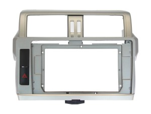 Рамка магнитолы 10.2" (цв.Серебро) для TOYOTA Land Cruiser Prado (150) 2013-2017