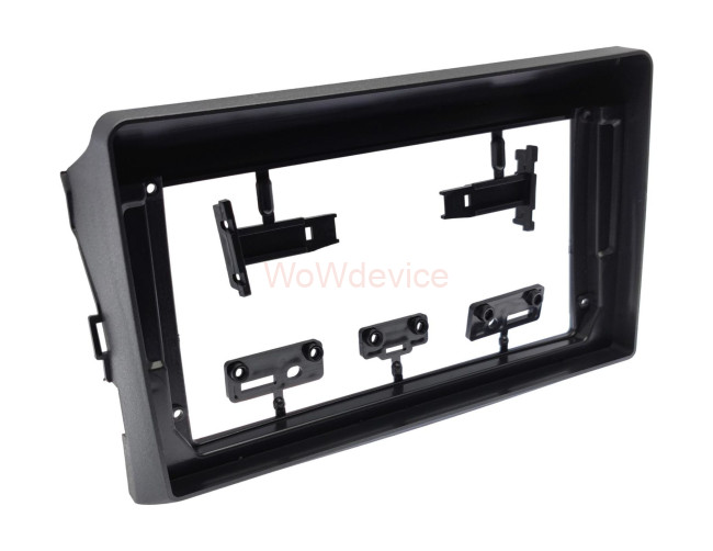 Рамка магнитолы 9.0" (цв.Черный) для TOYOTA Corolla Spacio 2001-2007; Corolla Verso 2001-2004