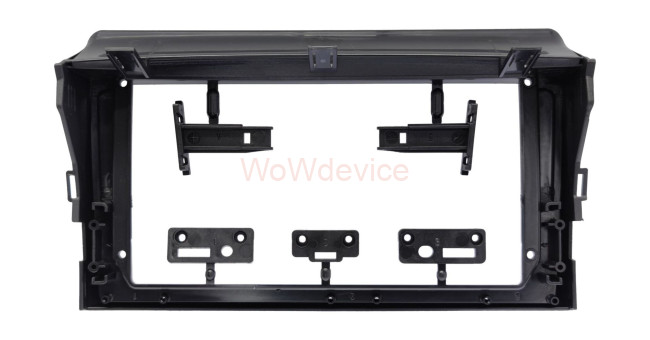 Рамка магнитолы 9.0" (цв.Черный) для TOYOTA Corolla Spacio 2001-2007; Corolla Verso 2001-2004