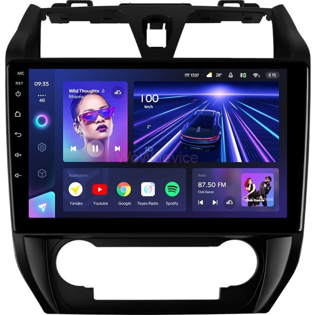 Штатная магнитола Teyes CC3 4/64 Geely Emgrand EC7 1 (2009-2016)
