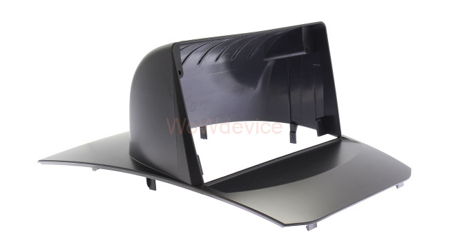 Рамка магнитолы 9.0" (цв.Черный) для FORD Fiesta 2008-2017