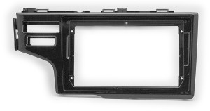 Рамка магнитолы 9.0" (цв.Глянцевый Черный) для HONDA Fit, Jazz 2013-2020 Левый руль / с SRS