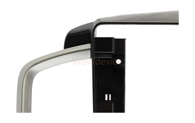 Рамка магнитолы 9.0" (цв.Глянцевый Черный) для SUZUKI Solio (MA15) 2011-2015 / MITSUBISHI Delica (MB15) 2011-2015