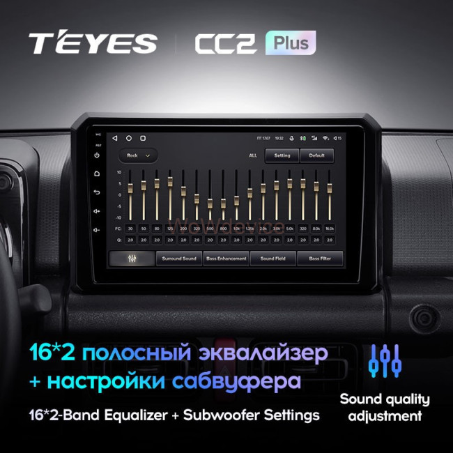 Штатная магнитола Teyes CC2L Plus 2/32 Suzuki Jimny JB64 (2018-2020) Штатная магнитола Teyes CC2L Plus 2/32 Suzuki Jimny JB64 (2018-2020)