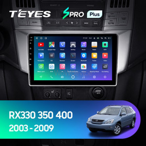 Штатная магнитола Teyes SPRO Plus 4/64 Lexus RX300 RX330 RX350 RX400H (2003-2009)