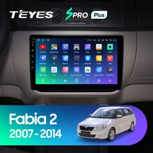 Штатная магнитола Teyes SPRO Plus 4/64 Skoda Fabia 2 (2007-2014)
