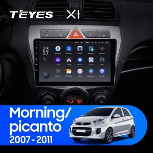 Штатная магнитола Teyes X1 4G 2/32 Kia picanto (2007-2011)