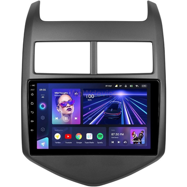 Штатная магнитола Teyes CC3 360 6/128 Chevrolet Aveo 2 (2011-2015)