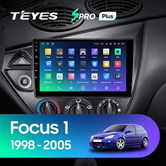 Штатная магнитола Teyes SPRO Plus 6/128 Ford Focus 1 (1998-2005) Левый руль