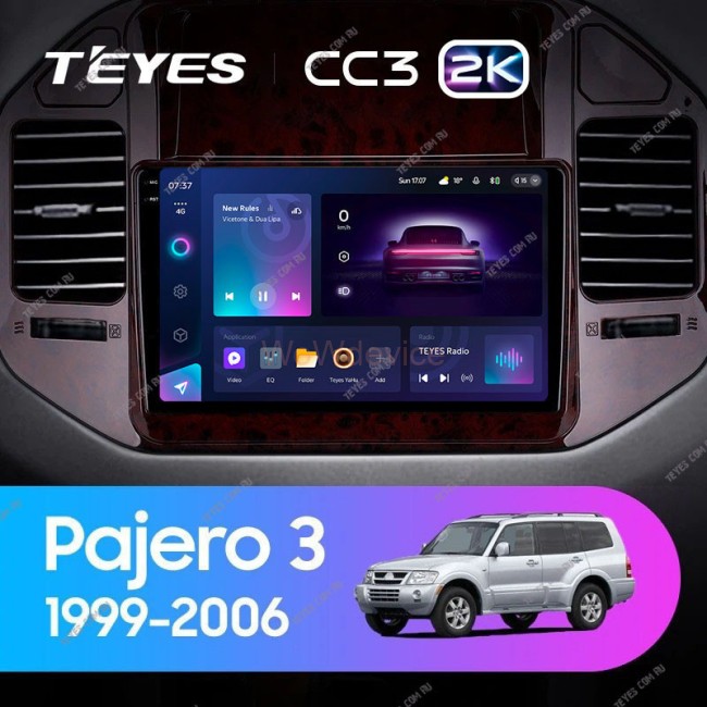 Штатная магнитола Teyes CC3 2K 360 6/128 Mitsubishi Pajero 3 V70 V60 (1999-2006) Штатная магнитола Teyes CC3 2K 360 6/128 Mitsubishi Pajero 3 V70 V60 (1999-2006)