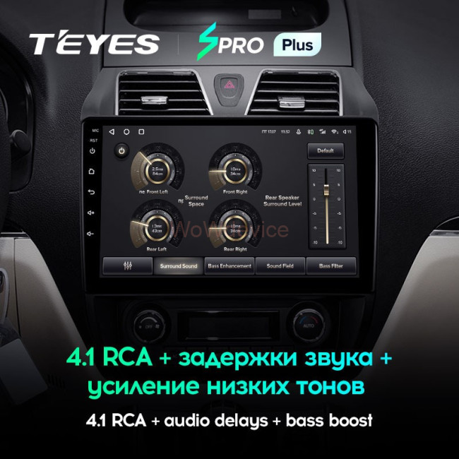 Штатная магнитола Teyes SPRO Plus 4/64 Geely Emgrand EC7 1 (2009-2016)