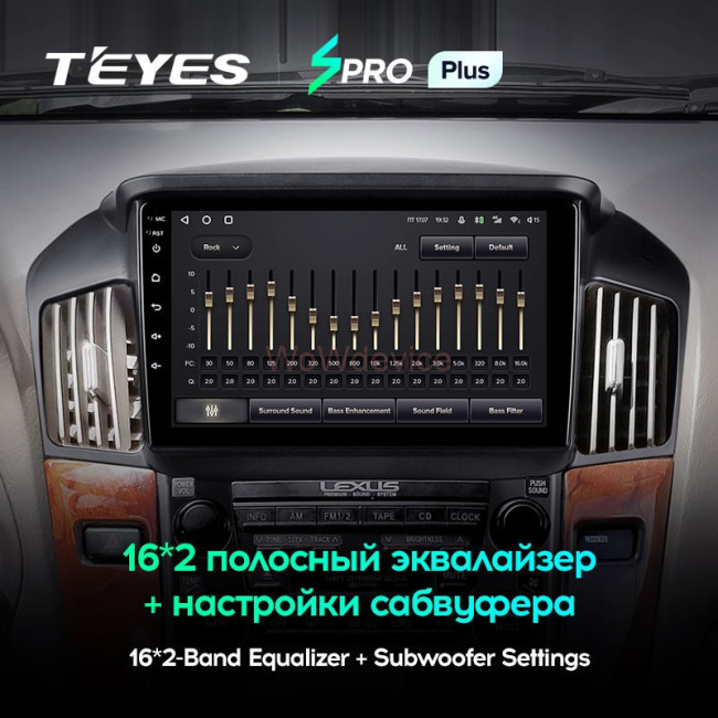 Штатная магнитола Teyes SPRO Plus 4/64 Lexus RX300 XU10 (1997-2003) F1