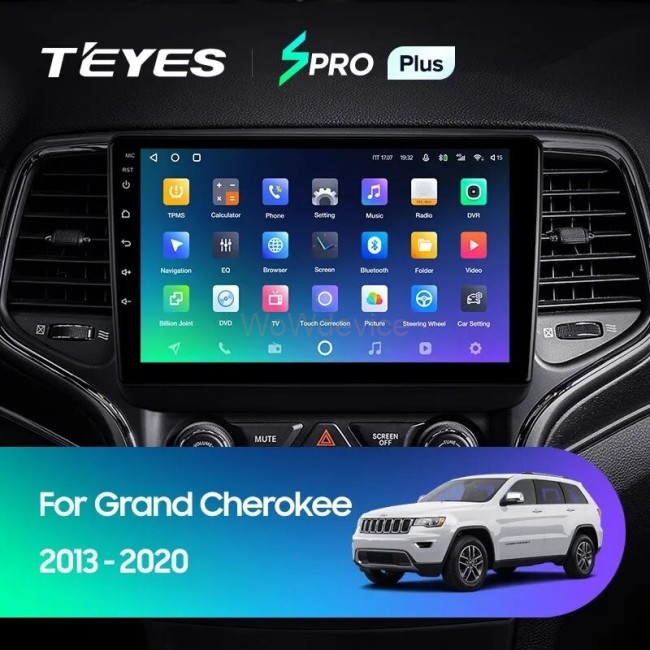 Штатная магнитола Teyes SPRO Plus 6/128 Jeep Grand Cherokee WK2 (2013-2020) F2